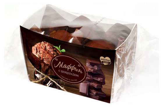 

Маффины Русская Нива с шоколадом 2 шт, 160 г