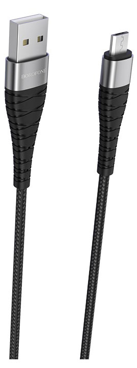 Изображение товара Кабель Borofone BX32 Munificent USB - MicroUSB черный, 1 м