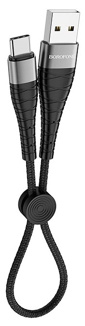 

Кабель Borofone BX32 Munificent USB - Type-C черный, 0,25 м