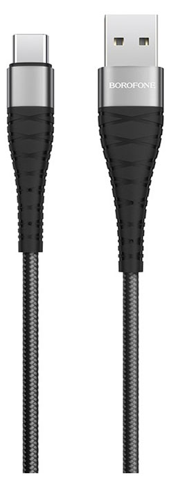 

Кабель Borofone BX32 Munificent USB - Type-C черный, 1 м