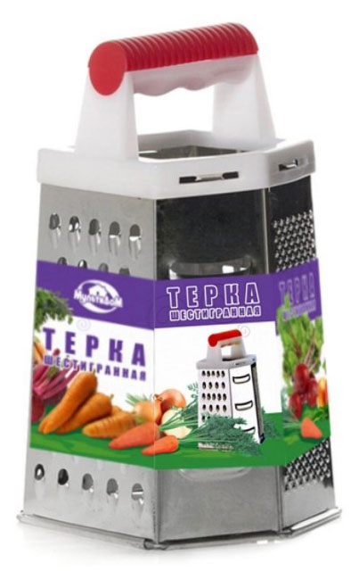 

Терка Мультидом шестигранная, 22 см