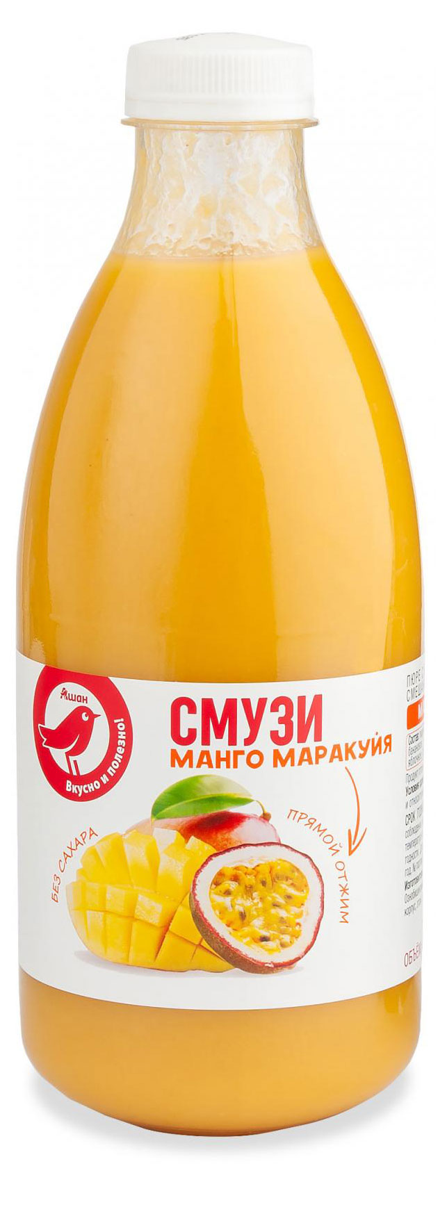 

Смузи Манго-Маракуйя АШАН Красная птица,1 л