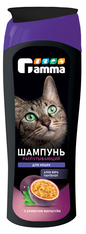 

Шампунь для кошек Gamma Распутывающий, 400 мл