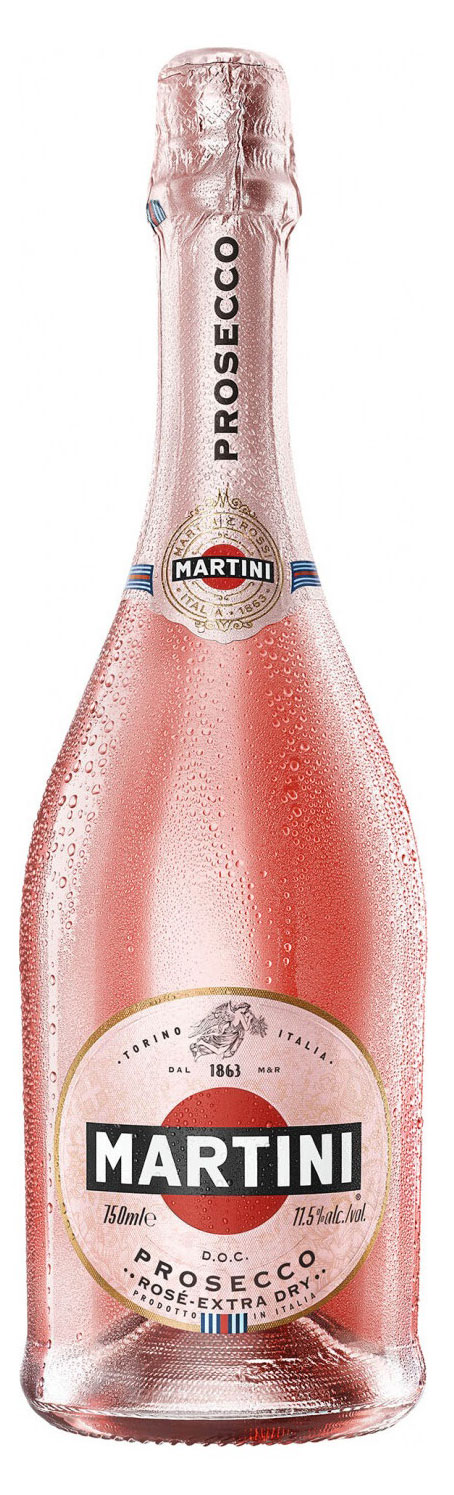 Изображение товара Итальянское розовое игристое вино Martini Rose Extra Dry Prosecco DOC 0,75 л