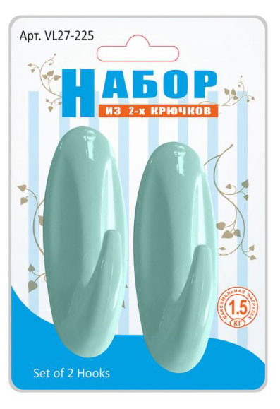 

Набор крючков Мультидом овальные, 2 шт