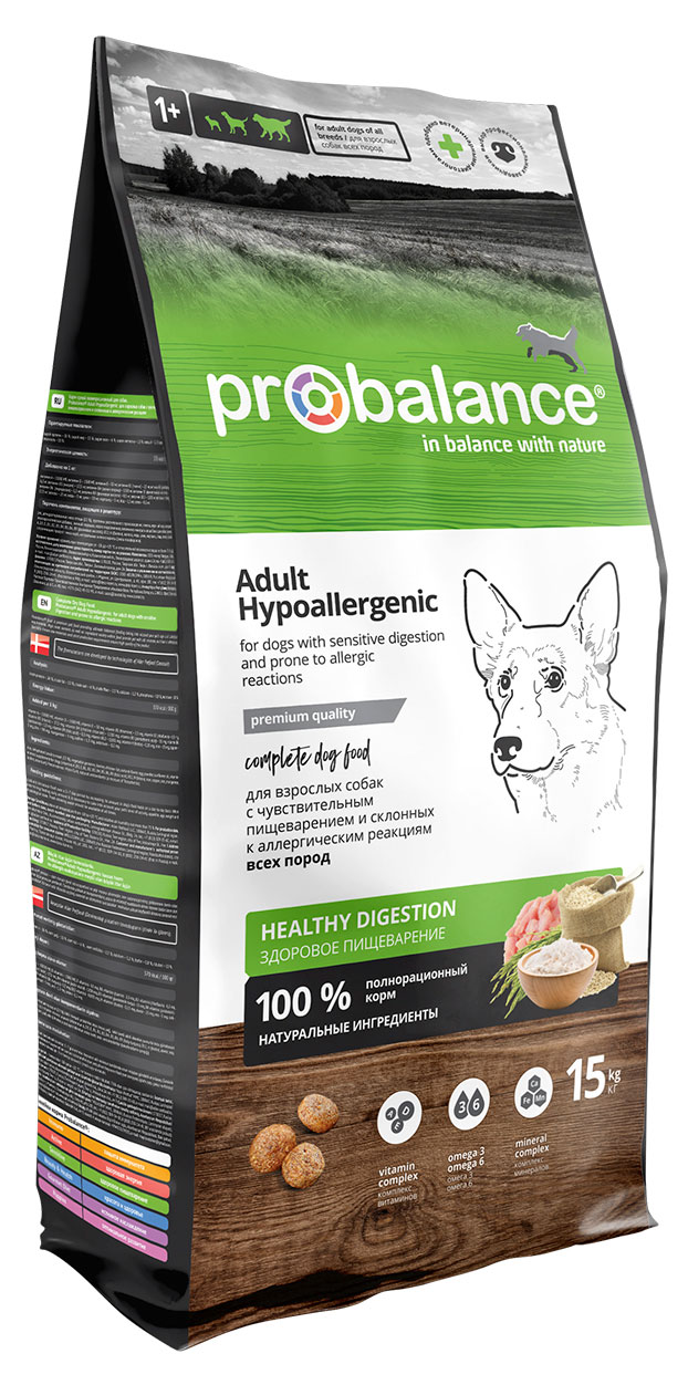 

Сухой корм для собак ProBalance Hypoallergenic сухой, 15 кг