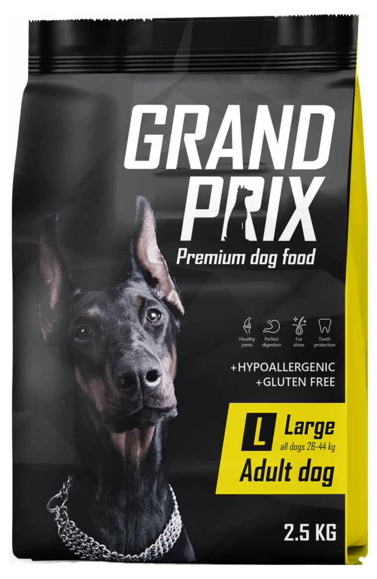 

Сухой корм для взрослых собак крупных пород GRAND PRIX Large Adult 2.5кг