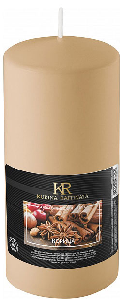 

Свеча ароматическая Kukina Raffinata Корица, 8 см