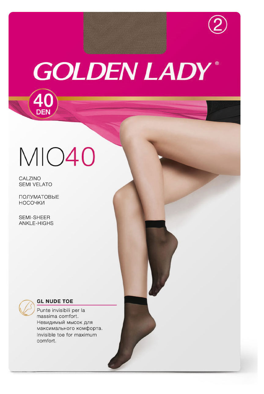 

Носки женские Golden Lady MIO 40 den daino 2 пары