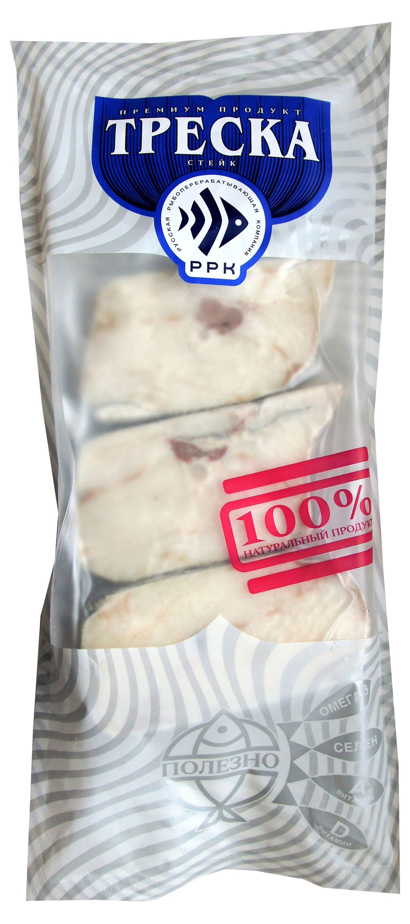 

Треска замороженная РРК стейк, 500 г