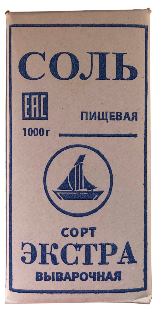

Соль пищевая Экстра выварочная, 1 кг