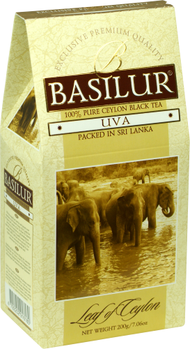 

Чай черный Basilur Чайный остров Цейлон GOLD листовой, 200 г