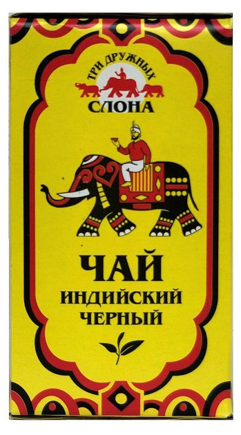 

Чай черный Три Дружных Слона индийский листовой, 100 г