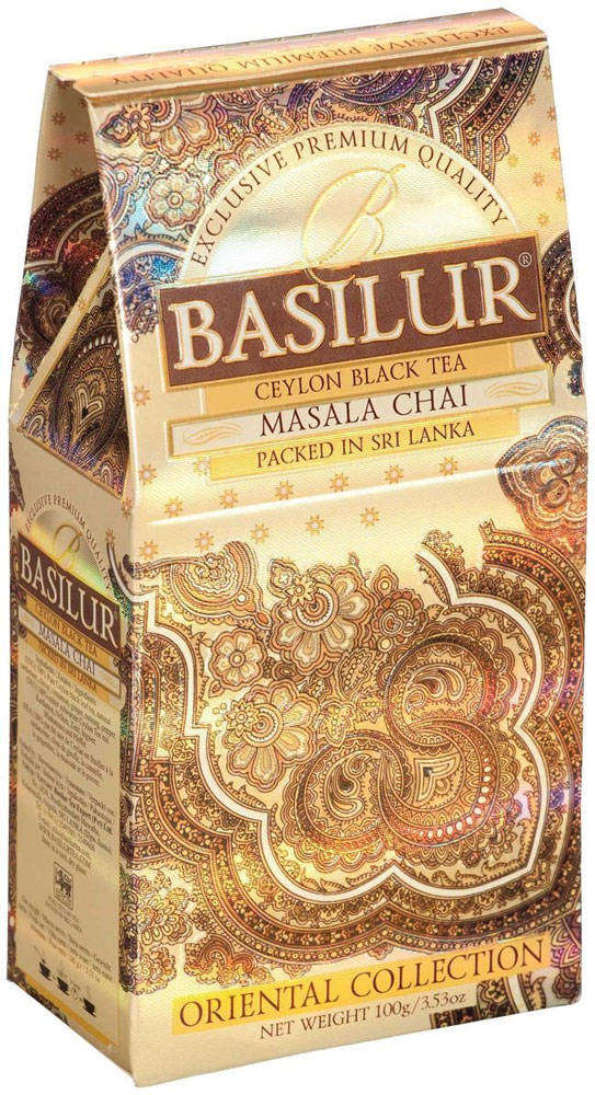 

Чай черный Basilur Masala Chai Восточная коллекция листовой, 100 г
