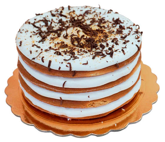 

Торт медовый Royal Baker Сметанник по-деревенски с шоколадной стружкой, 900 г