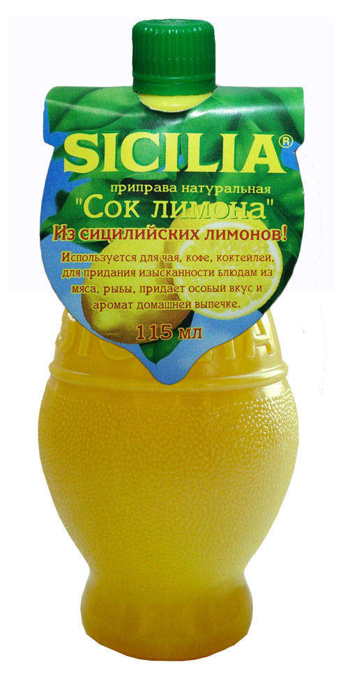 

Сок лимона Sicilia, 115 мл