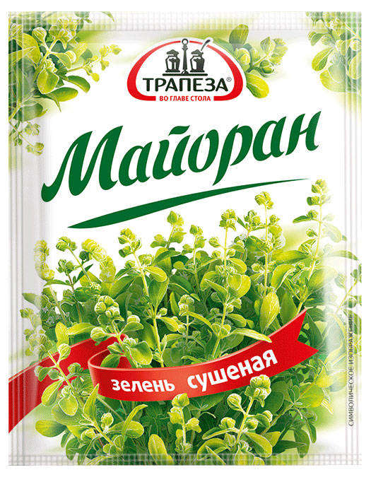 

Майоран Трапеза сушеный, 7 г