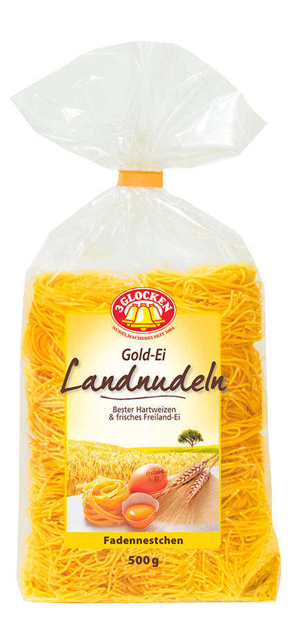 

Макаронные изделия 3 GLOCKEN Ei Landnudeln гнезда, 500 г