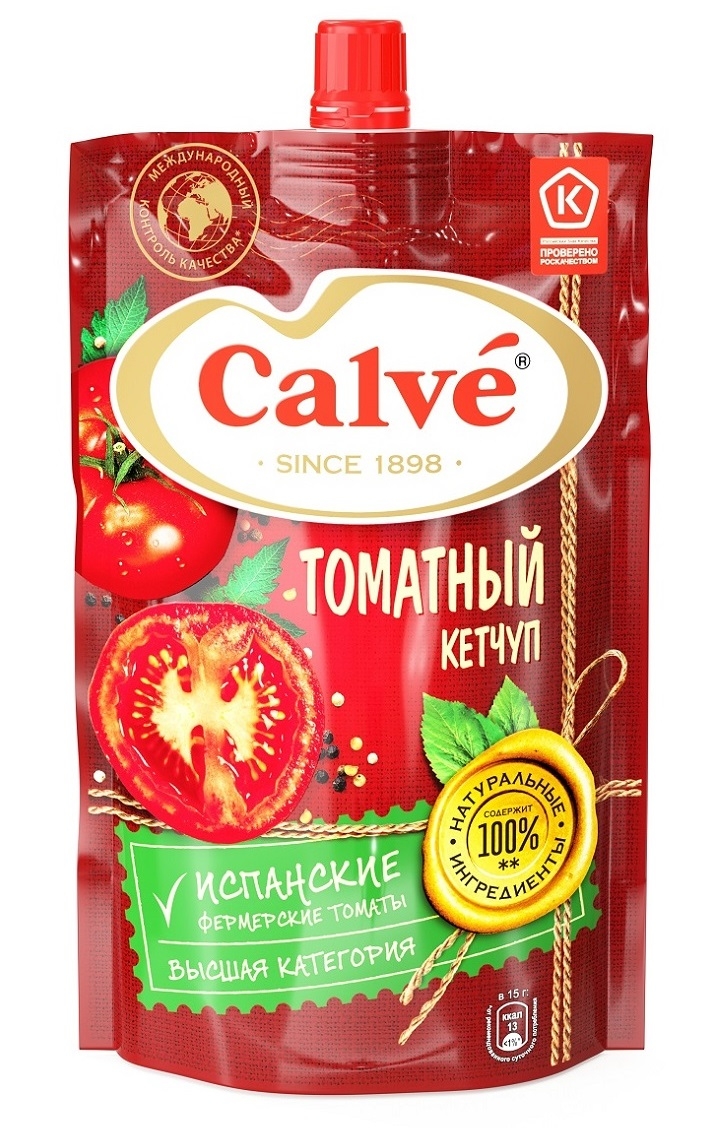 

Кетчуп томатный Calve, 350 г
