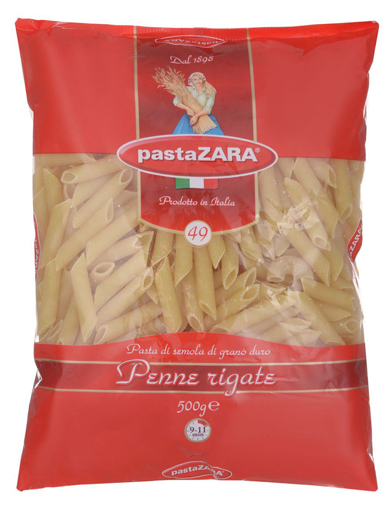

Макаронные изделия Pasta Zara перья, 500 г