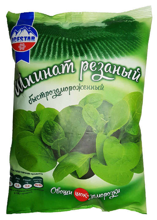 

Шпинат Icestar резаный замороженный, 400 г