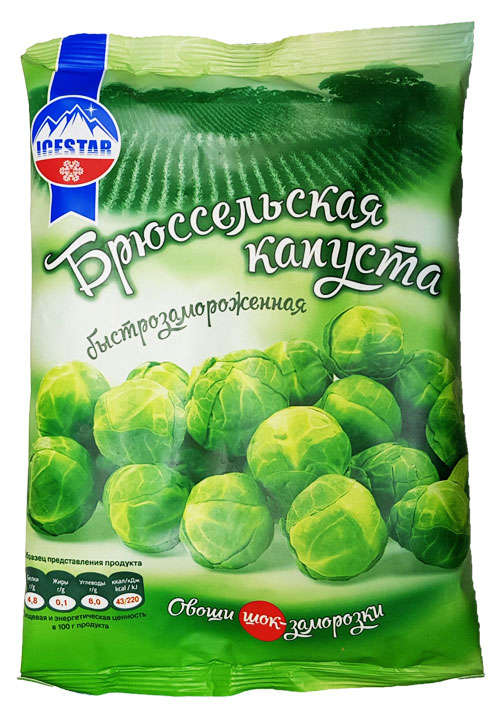 

Капуста брюссельская Icestar замороженная, 400 г