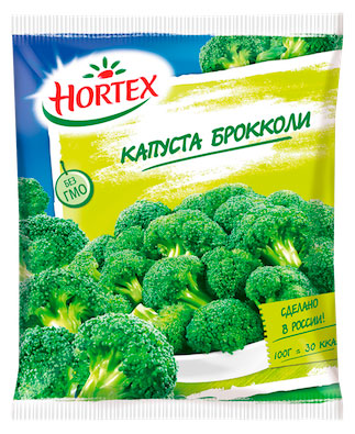 

Овощная смесь Капуста брокколи Hortex замороженные, 400 г