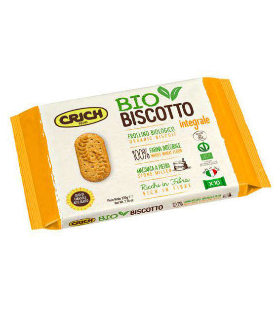 

Печенье CRICH из цельнозерновой муки БИО, 220 г