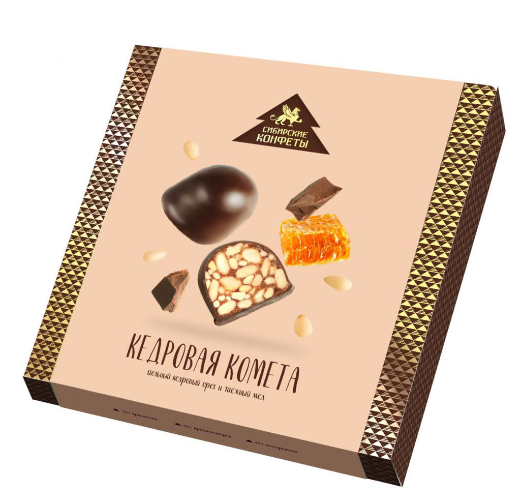 

Конфеты Сибирские конфеты Кедровая комета классическая, 120 г
