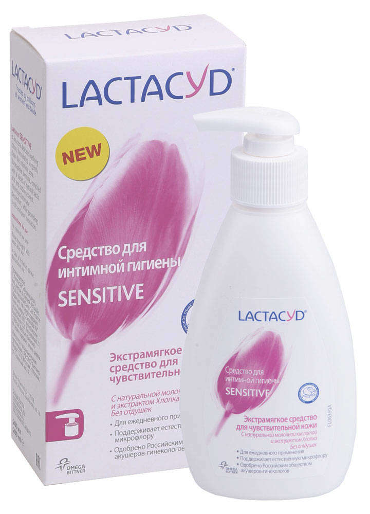 

Средство для интимной гигиены Lactacyd для чувствительной кожи, 200 мл