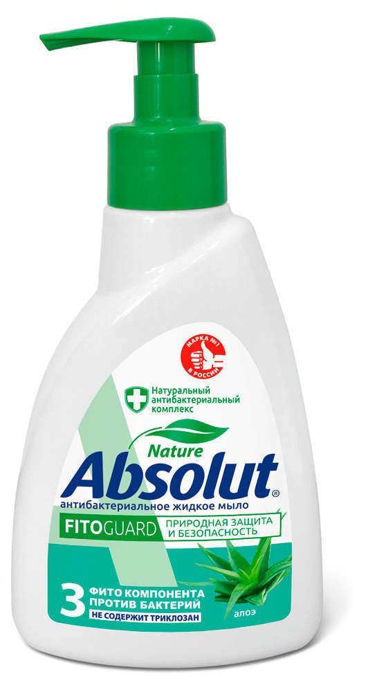 

Мыло жидкое Absolut FitoGuard Алоэ антибактериальное, 250 мл