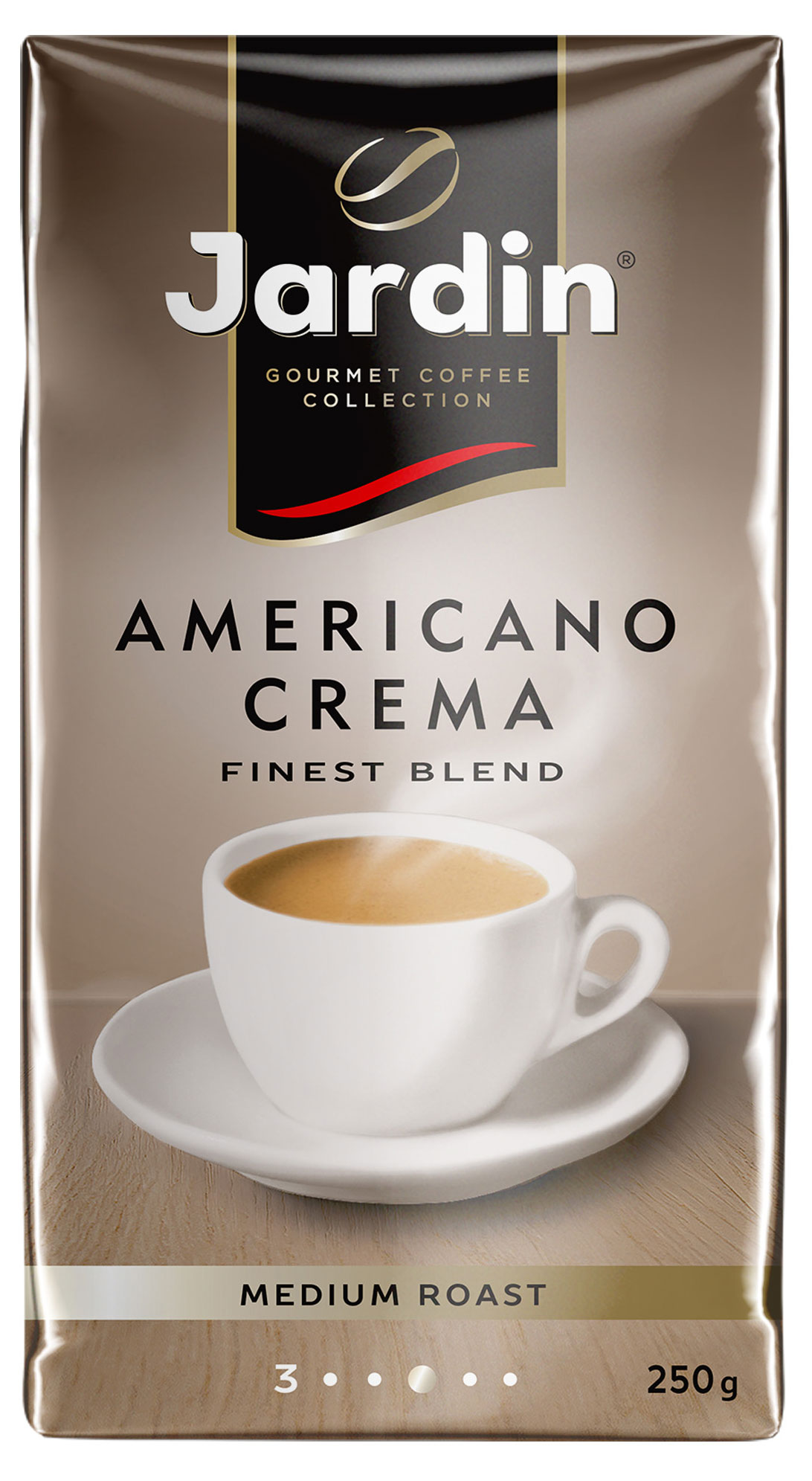 

Кофе молотый Jardin Americano Crema жареный, 250 г