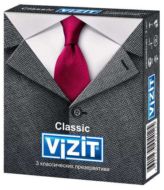 Изображение товара Презервативы Vizit Classic классические, 3 шт