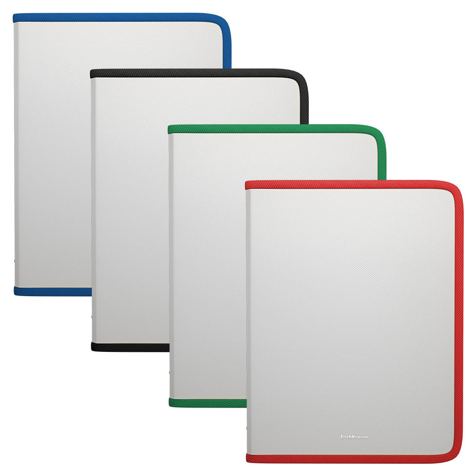 

Папка на молнии ErichKrause Zip Folder А4 140 мкм, в ассортименте