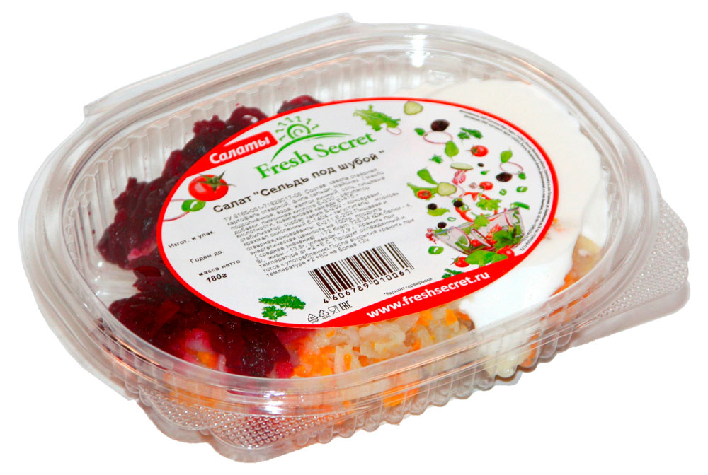 

Салат Fresh Secret Сельдь под шубой, 180 г