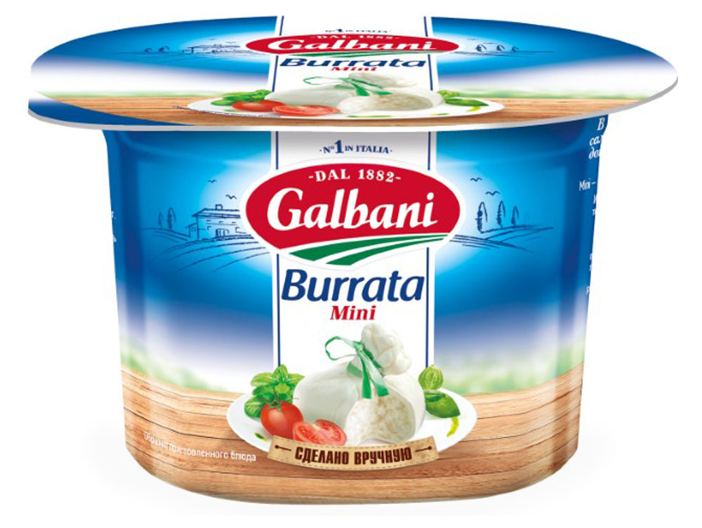 

Сыр мягкий рассольный Galbani Буррата 50% mini БЗМЖ, 125 г