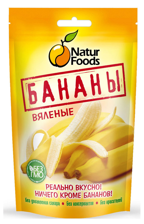 

Бананы вяленые NaturFoods, 200 г