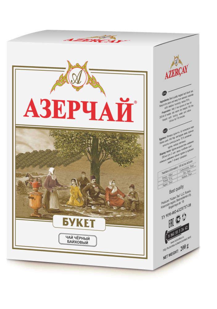 

Чай черный Азерчай Азербайджанский букет листовой, 200 г