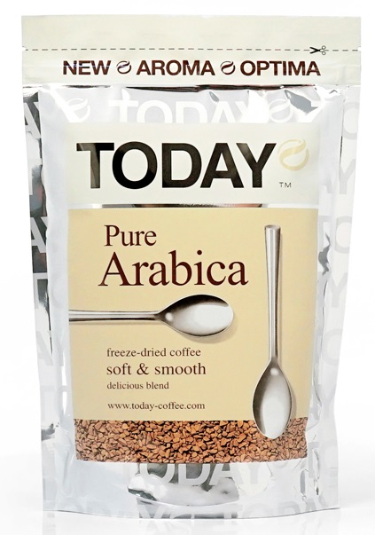

Кофе растворимый TODAY Pure Arabica сублимированный, 75 г