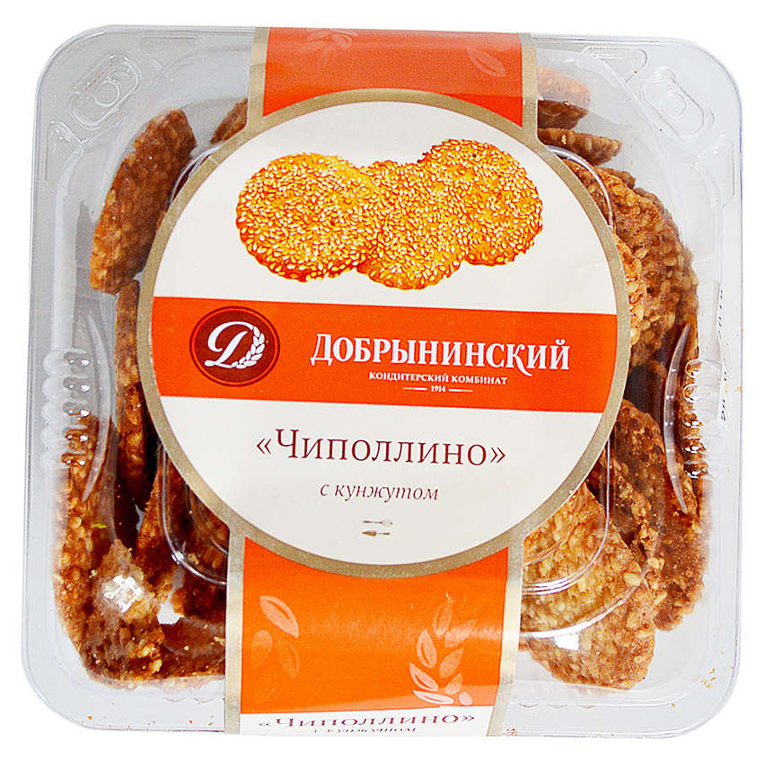 

Хлебобулочное изделие Добрынинский Чиполлино с кунжутом, 150 г