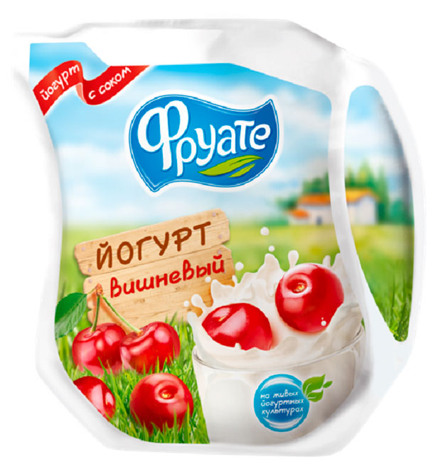 

Йогурт питьевой Фруате с соком вишни 1,5%, 450 г