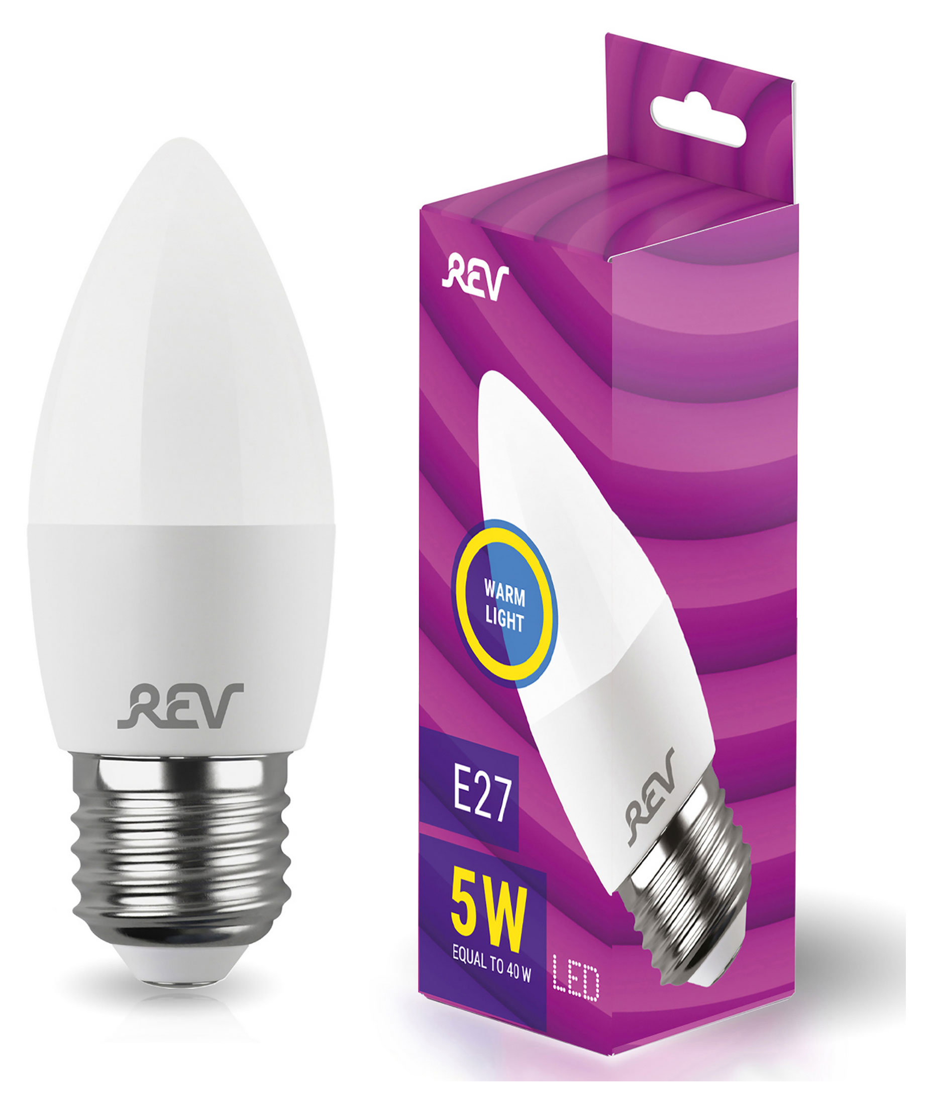 

Лампа светодиодная Rev LED Е27 5Вт 220V 2700К