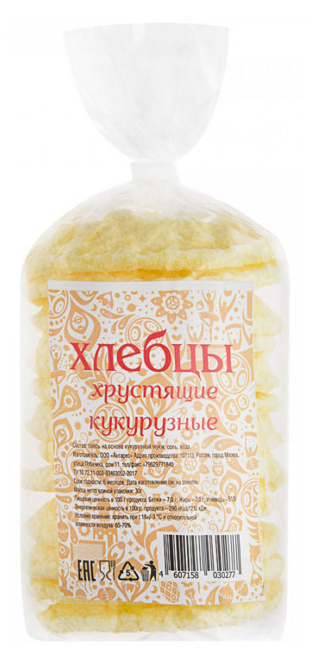 

Хлебцы кукурузные Lope Lope хрустящие, 30 г