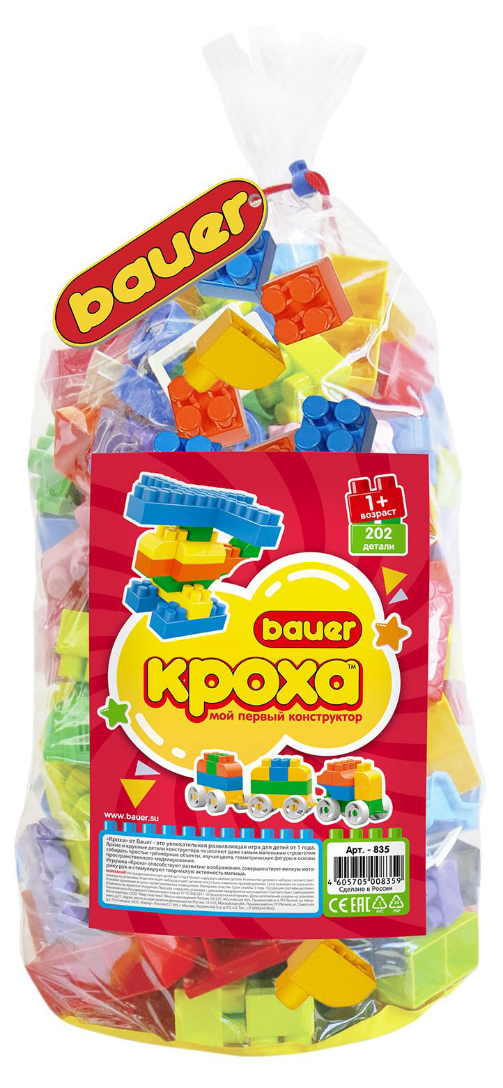 

Конструктор Bauer Кроха, 202 элемента