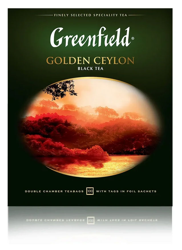 

Чай черный Greenfield Golden Ceylon в пакетиках, 100 шт