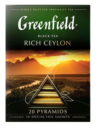 

Чай черный Greenfield Rich Ceylon в пирамидках, 20 шт