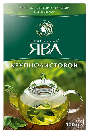 

Чай зеленый Принцесса Ява Бест листовой, 100 г