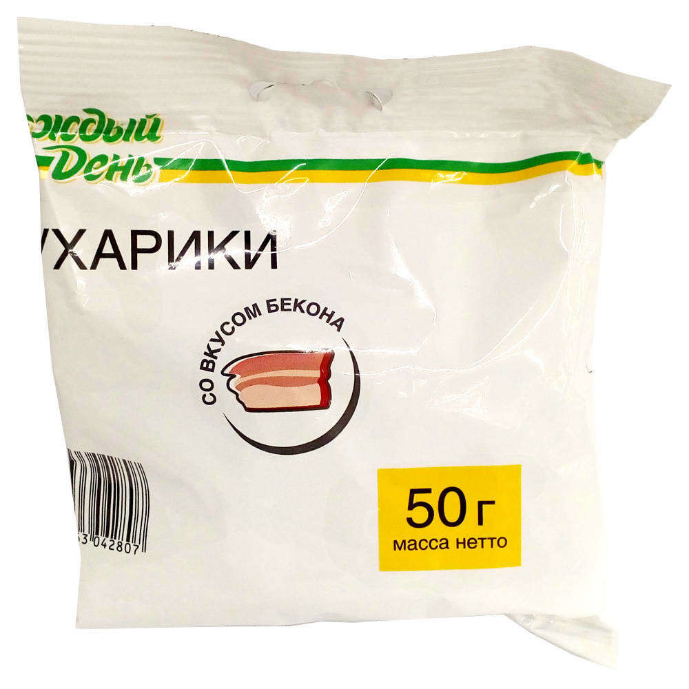 

Сухарики Каждый День бекон, 50 г