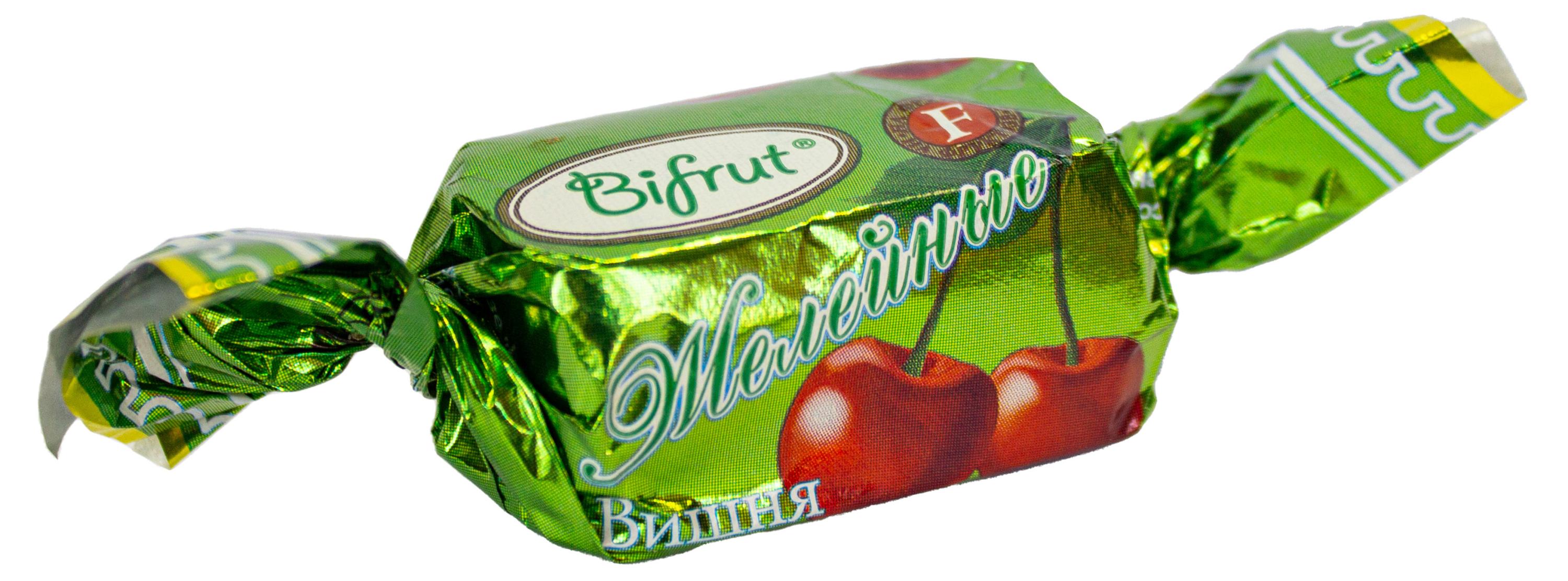 

Конфеты Bifrut желейные Вишня на фруктозе, вес