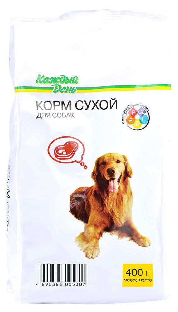 

Сухой корм для собак Каждый День, 400 г